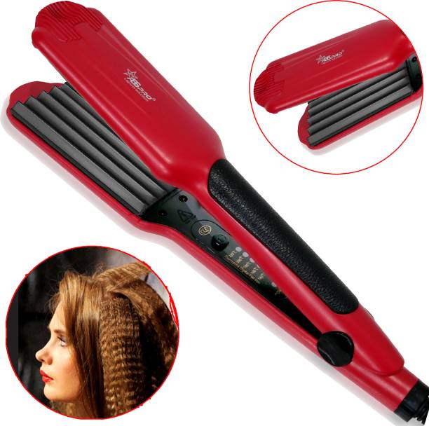 PROFESSIONAL FEEL Hair Saloon 4 X Protection Coating Electric Hair Crimper & Straightener, Curler Electric Hair Styler