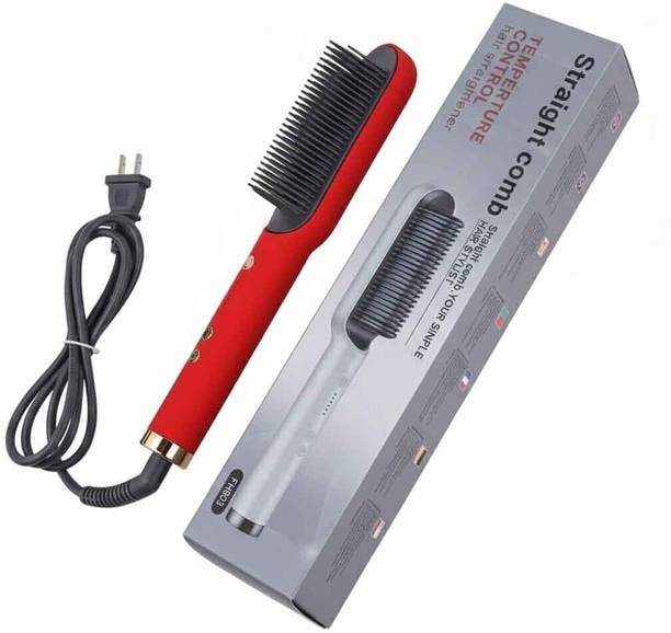 Frinzoo Ceramic Hair Straightener Comb with Rapid Heat Technology Electric Hair Styler