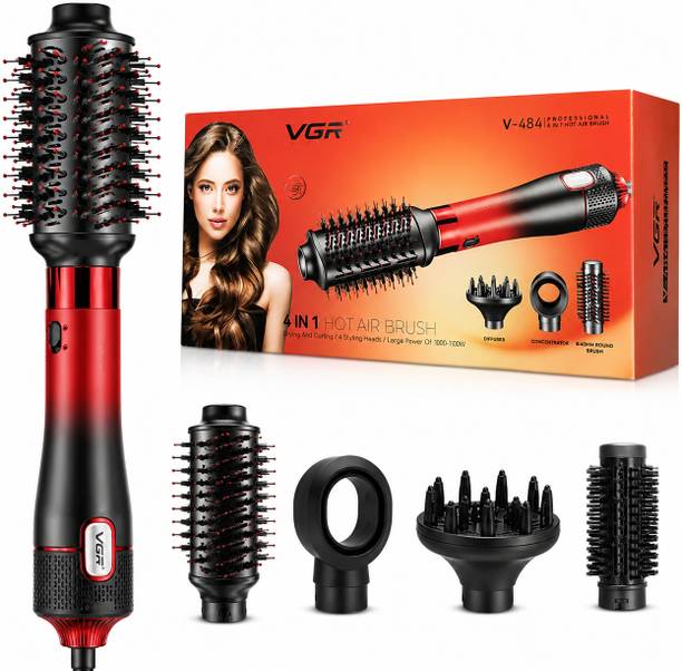 VGR V-484 4-IN-1 Hot Air Brush Electric Hair Styler