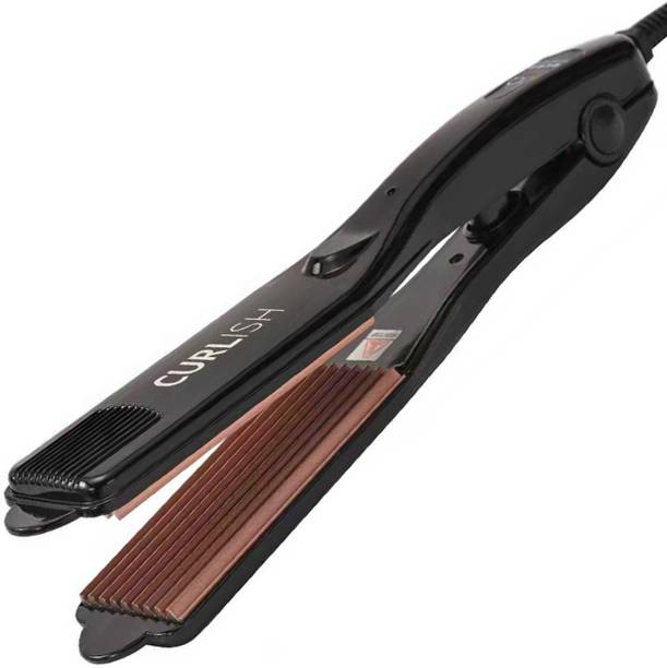 CURLISH Professional Electric Micro Hair Crimper for Women, Salon Like Hair Waver Electric Hair Styler