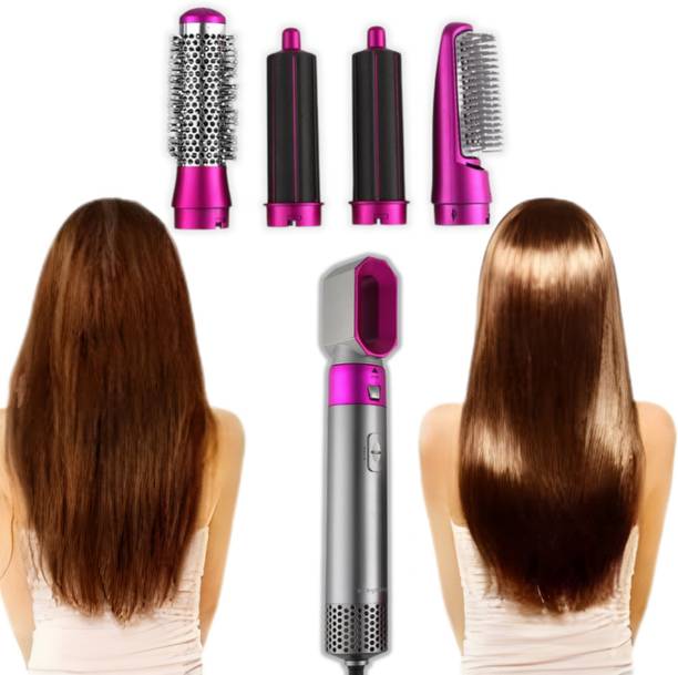 Dizosonic Limited Stock 5-in-1 Hair Dryer Brush Set| Professional Hot Air Comb, Curler, Electric Hair Styler