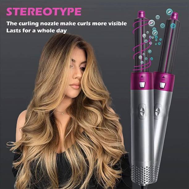 Raptas Combo C129 - 5-in-1 Hair Styler & WS-1698 Handheld Wireless Microphone Electric Hair Styler