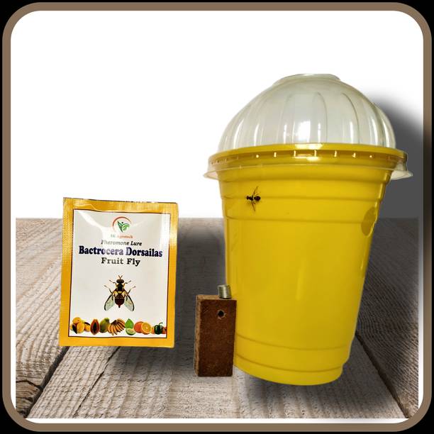 S K Agrotech Bactrocera Dorsailas - frit fly pheromone lure & fruit fly trap (pack of 10) Garden Tool Kit