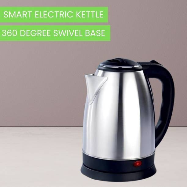 Akshar Enterprise Electric Kettle with Stainless Steel Body, 1.5 litre, for boiling Tea/CoffeeF198 Electric Kettle