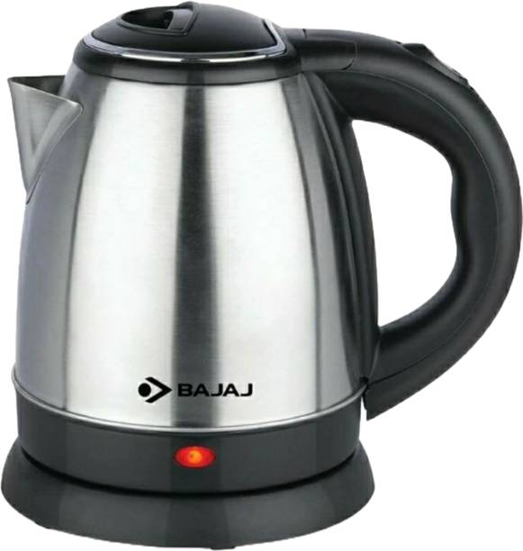 BAJAJ KTX 1.2L DLX KETTLE , STURDY & ROBUST STAINLESS STEEL BODY , CORDLESS OPERATION Electric Kettle (1.2 L, STAINLESS STEEL COLOUR)