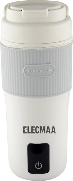 Elecmaa Electric Car Kettle -Kettle & Bottle for office, car,home and Travel 400ml Electric Kettle
