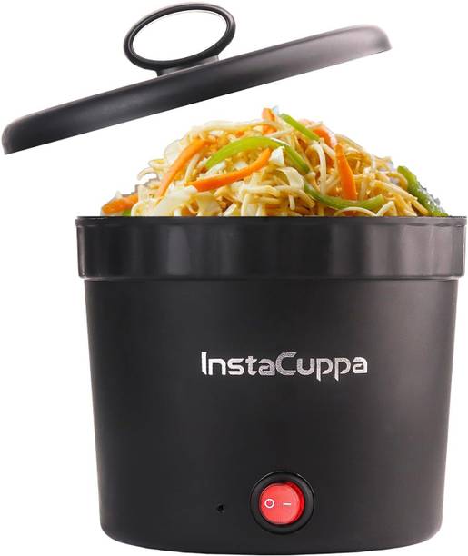 InstaCuppa Portable & Handy with Non-Stick Inner Pot | Compact & Light Weight | 450 Watts Multi Cooker Electric Kettle