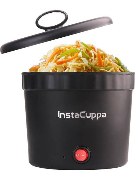 InstaCuppa Portable Electric Kettle with Non-Stick Inner Pot | Light Weight | 450 Watts Multi Cooker Electric Kettle