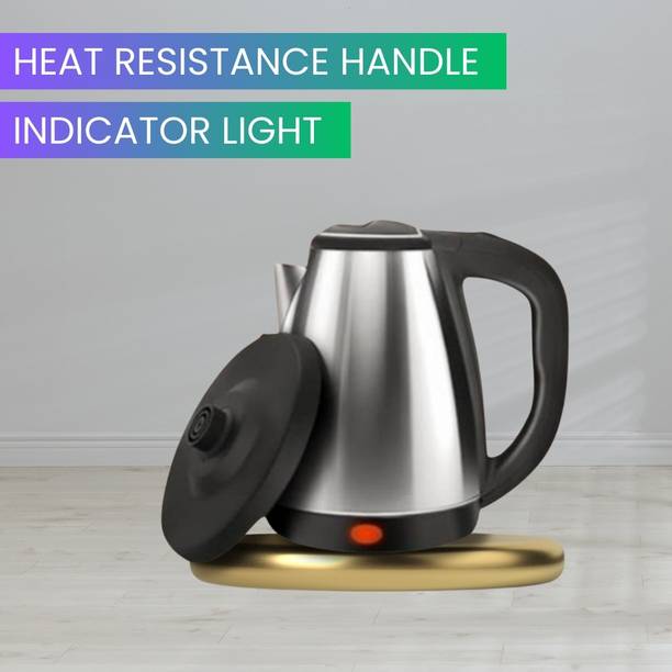 ROAR Electric Kettle with Stainless Steel Body, 2litre for boiling Tea/Coffee etcO165 Electric Kettle
