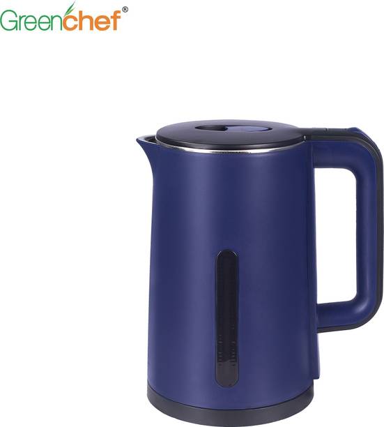 Greenchef Glitter SS Electric Kettel | 1.8litre capacity | Blue color | cordless Electric Kettle