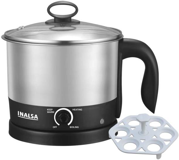 Inalsa Multi Cook Nu Multi Purpose Cooker for Soup Maggi Pasta Noodles Eggs Meals Electric Kettle