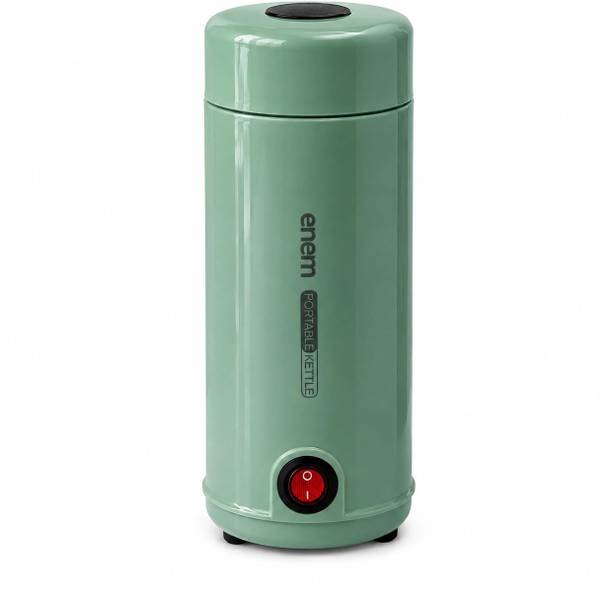 Enem Insulated Electric Kettle 350ml, Mini Stainless Steel Portable Travel Kettle Electric Kettle