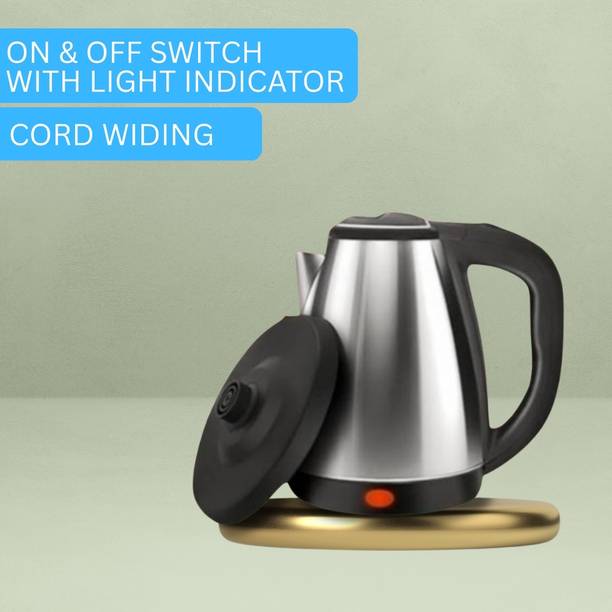 ROAR Electric Kettle with Stainless Steel Body, 2litre for boiling Tea/Coffee etcU202 Electric Kettle