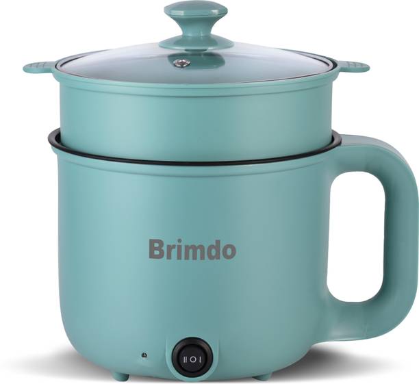 Brimdo 1.5L Electric Kettle Cooker 600W Electric Rice Cooker with Steaming Feature