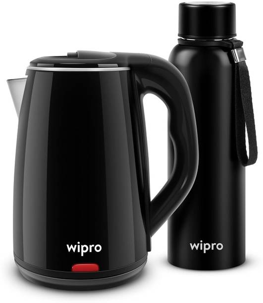 Wipro EEZ180700 Electric Kettle (1.8 L, Black)
