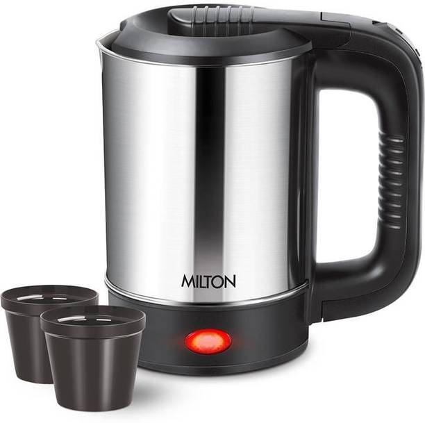 MILTON Euroline Electric Travel Kettle With Handle, 1000 Watt Beverage Maker