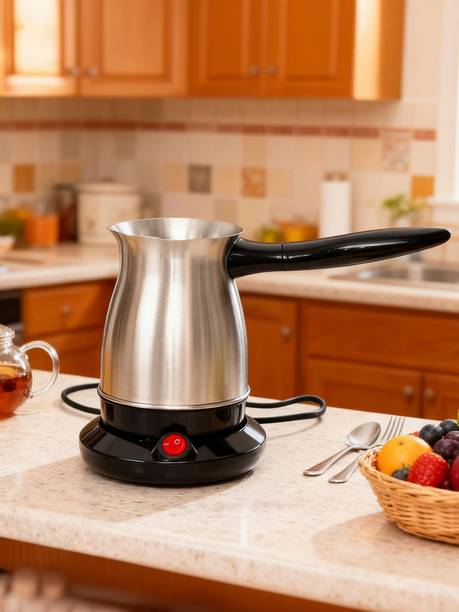 Leemoza Elegant Electric Coffee Maker, Turkish Stainless Steel Kettle, Tea, Coffee, Milk Beverage Maker