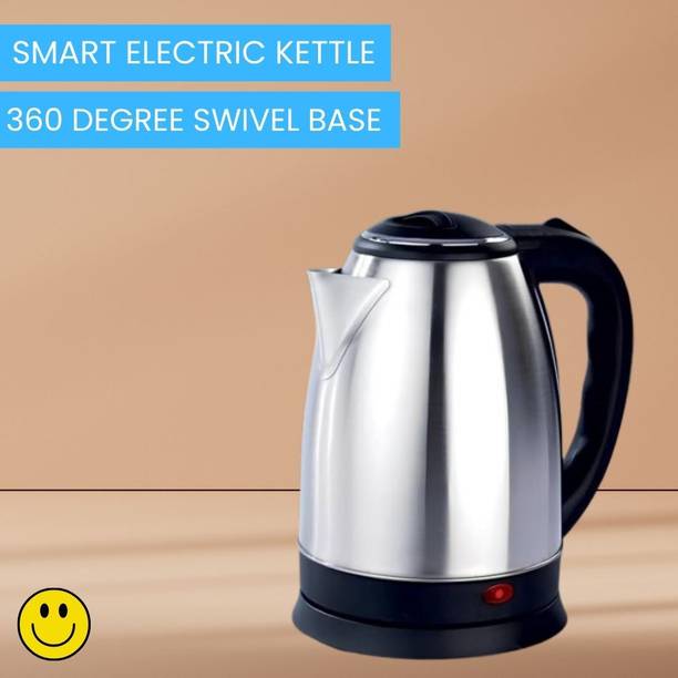Radhe Electric Kettle with Stainless Steel Body 1.5 litre for boiling Water/coffeeI187 Electric Kettle