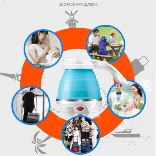 BSVR Stylish Perfect Foldable Electric Kettle Travel quietly boils water 46 Electric Kettle