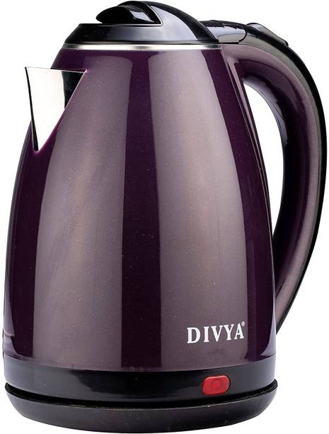 DIVYA Queen Double Walled Stainless Steel 1.8 Litre Ele...