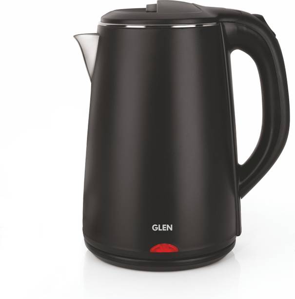 Glen Electric Kettle 1500W Plastic Clad Stainless Steel...