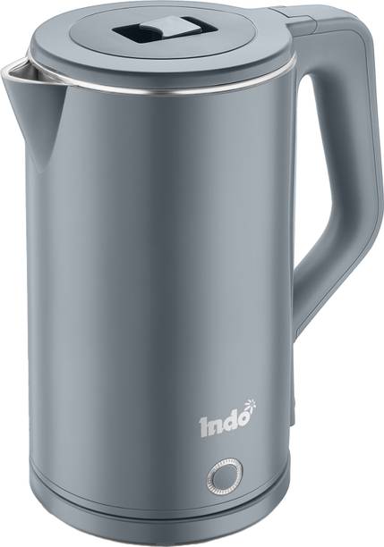 Indo 1.8 Ltr Electric Kettel with 360° Detachable Base| Cordless Pouring | Cool Touch Multi Cooker Electric Kettle