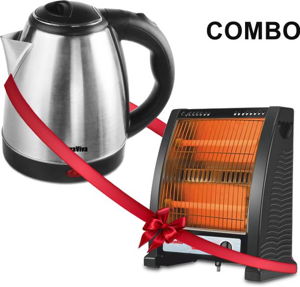 SURYAVIVA Electric Kettle + Restro Room Heater Combo Electric Kettle