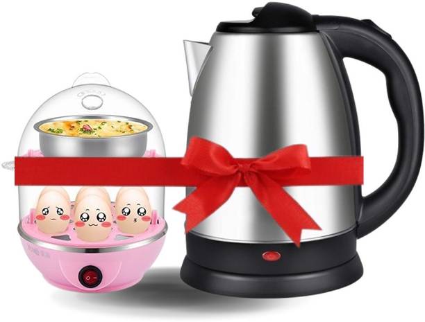 KEVRIZ Electric Kettle for Boiling & Hot Water&Electric Egg Maker Electric Kettle