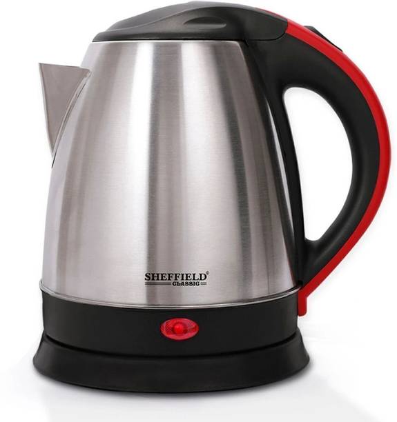 Sheffield Classic by Electric Kettle Hot Water jug, stainless steel body, 1500 W Electric Kettle