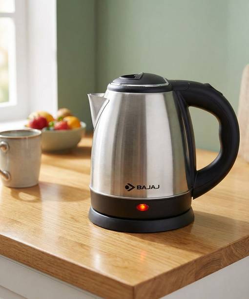 BAJAJ KTX 1.2L DLX Electric Kettle cool touch handle with 2 year warranty Electric Kettle