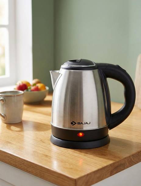 BAJAJ KTX 1.2L DLX Electric Kettle cool touch handle with 2 year warranty Electric Kettle