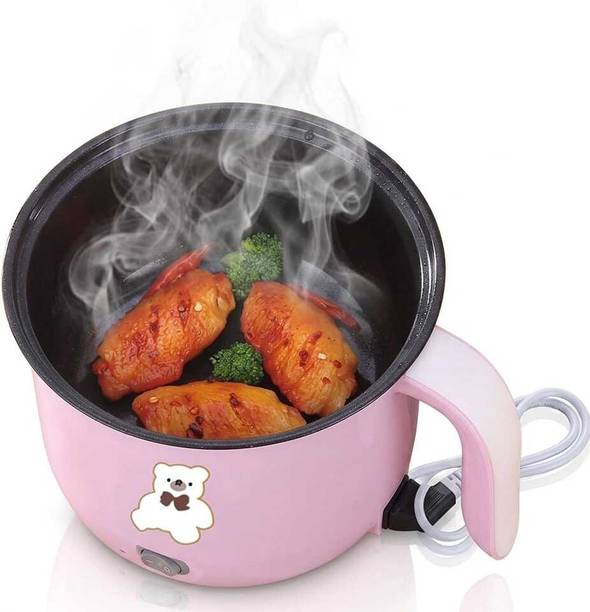 GAMADIYN BAZAAR New Electric Cooking Pan Non-Stick Cooker, Egg Boiler Rice Cooker, Noodle Boiler Multi Cooker Electric Kettle