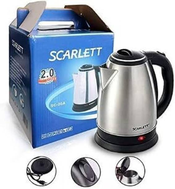 AADU Stainless Stee Scarlet Electric Kettle 2.0 Litre Design For Hot Electric Kettle