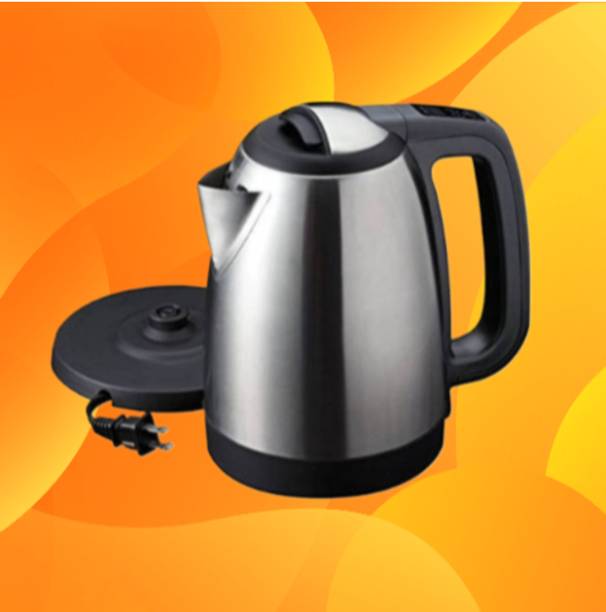YAROH FIR27-IE165_Portable Boiler Warmer Heater Cordless Electric Kettle (2, Silver) Electric Kettle