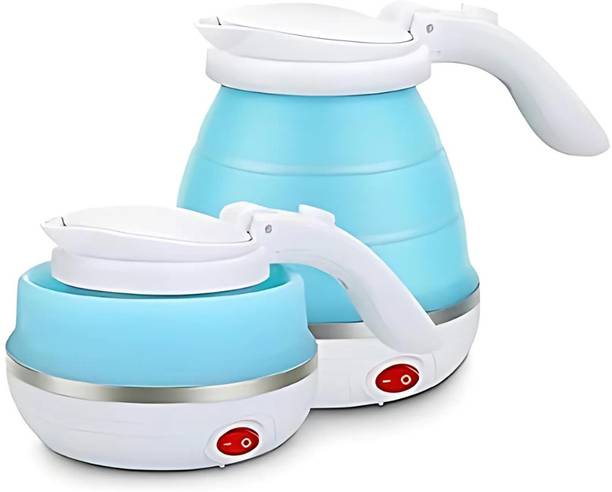 Elevea Electric Silicone Foldable Kettle for Hot Water, Tea, Coffee - 15 Years Warranty Electric Kettle