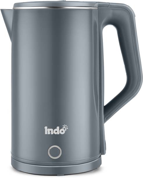 Indo 1.8 Ltr Electric Kettel with 360° Detachable Base| Cordless Pouring | Cool Touch Multi Cooker Electric Kettle