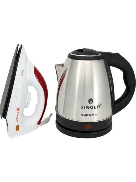 SINGER Cutie DX Kettle with Dry Iron Trio Electric Kettle