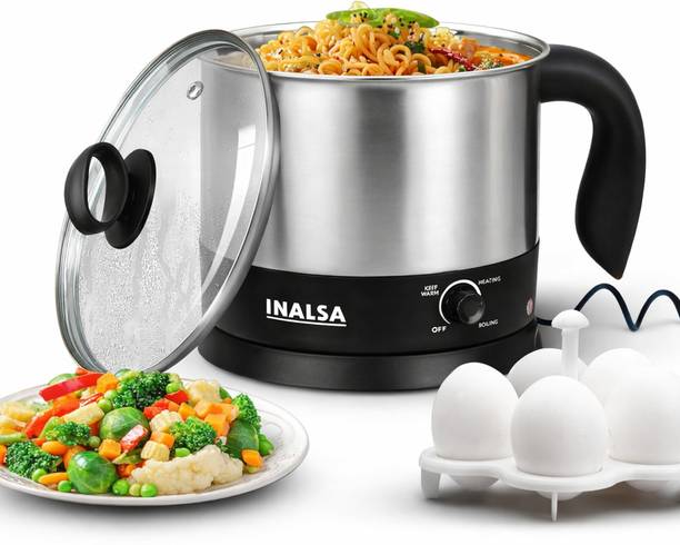 Inalsa Multi Cook Nu Multi Purpose Cooker for Soup Maggi Pasta Noodles Egg Electric Kettle