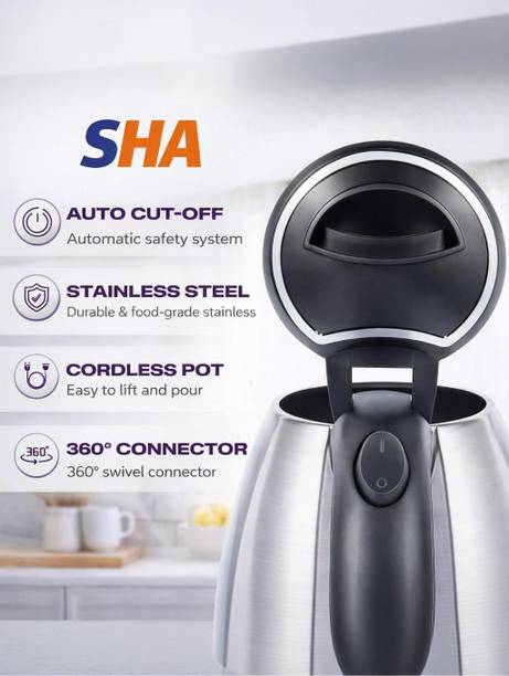 SHA Motherly Love Trendy_Kettle- STAINLESS -7 Electric Kettle