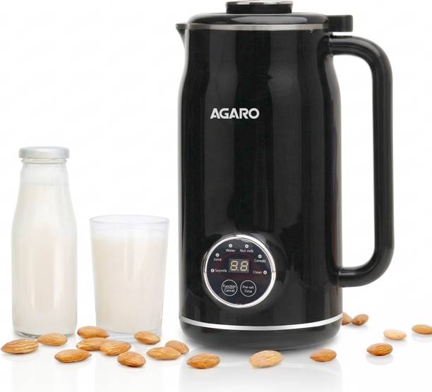 AGARO Regency Automatic Nut Milk Maker, Make Vegan Milk From Nuts,Almonds, Soya, Oats, Multi Cooker Electric Kettle