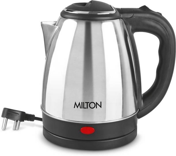 MILTON Go Electro Stainless Steel , 1 Piece, 1.5 Litres, Electric Kettle