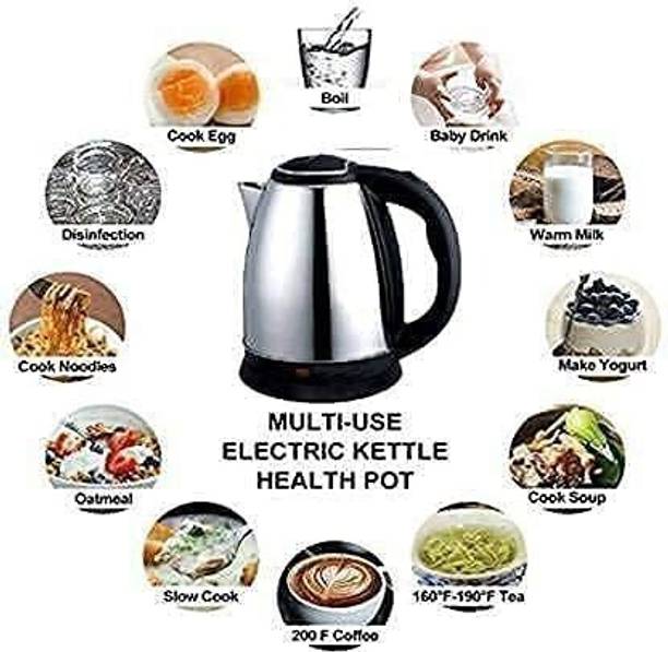 NHOUSE SS Electric Kettle Multipurpose Large Cattle Electric Tea Milk Coffee Maker D94 Beverage Maker