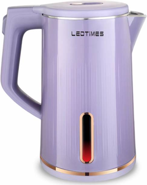 LED TIMES Electric Kettle 1.6L | 1500W Fast Heating Stainless Steel Body Electric Kettle Beverage Maker
