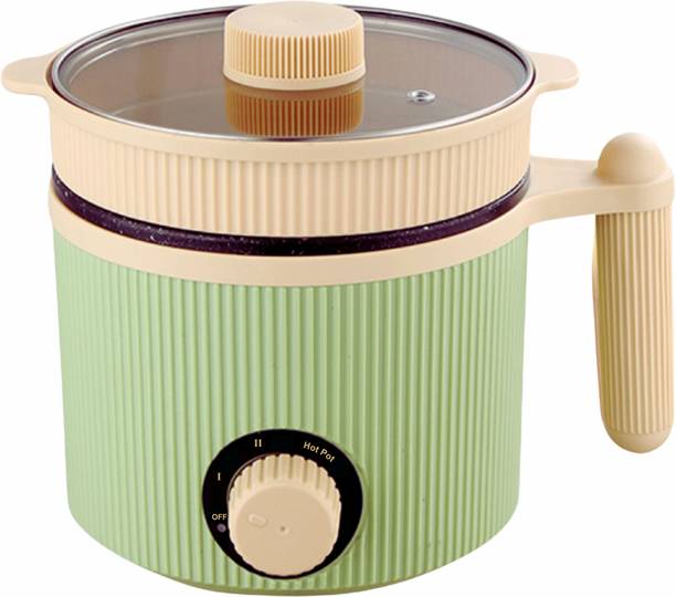 KenBerry Multipurpose Electric Cooker With Steamer | Inner Pot Non-Stick Hotpot | 600W Multi Cooker Electric Kettle