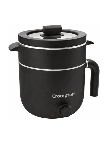 Crompton InstaNourish Pro 1.2L Kettle with Steamer, Multi Cooker Electric Kettle