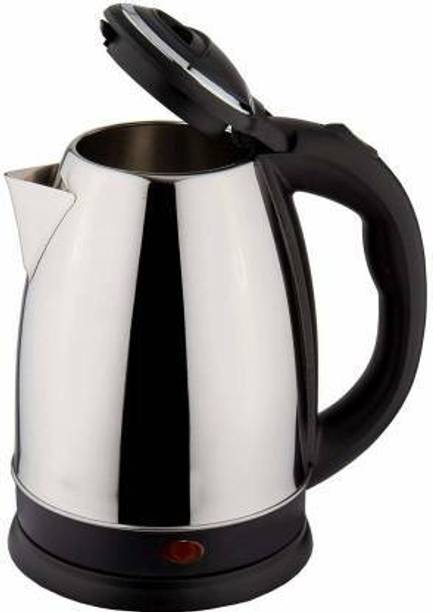 closal Stainless Steel Scarlett Electric Elegant Design for Hot Water, Tea, Rice and Cooking Foods Kettle,Scarlett Stainless Steel Electric Heat Kettle for Tea,Coffee,Milk,Water Heater Electric Kettle Multi Cooker Electric Kettl Electric Kettle (2 L, Silver) Electric Kettle