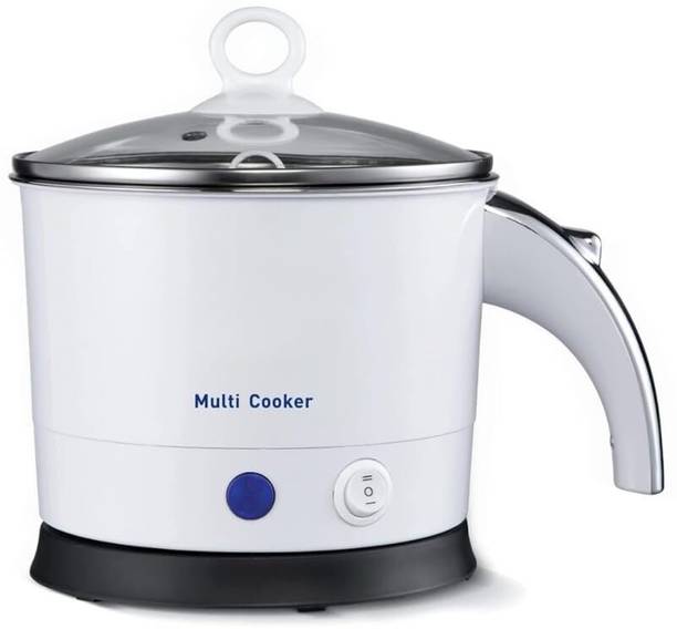 Lipzie 800W 1.2L Kettle Multicooker & Steamer – BoilWater,Make Tea,Eggs,Instant Noodles Electric Kettle