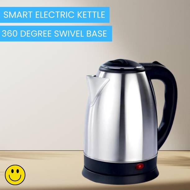 YAROH Electric Kettle with Stainless Steel Body 1.5 litre for boiling Water/coffeeI27 Electric Kettle