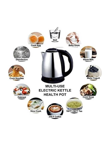 Naridream W26_Kettle Stainless Steel 1.8L Electric Kettle: Tea, Coffee, Milk, Water Boiler Electric Kettle