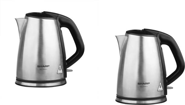 Sharp ElectricKettle with Auto Cut-Off EKJ-18WN-S pack ...